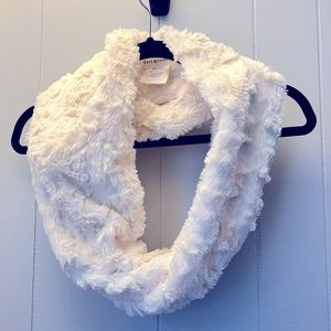 Peace & Pearls Faux Fur Infinity Scarf
